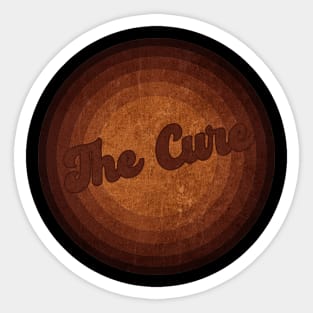 The Cure - Vintage Style Sticker